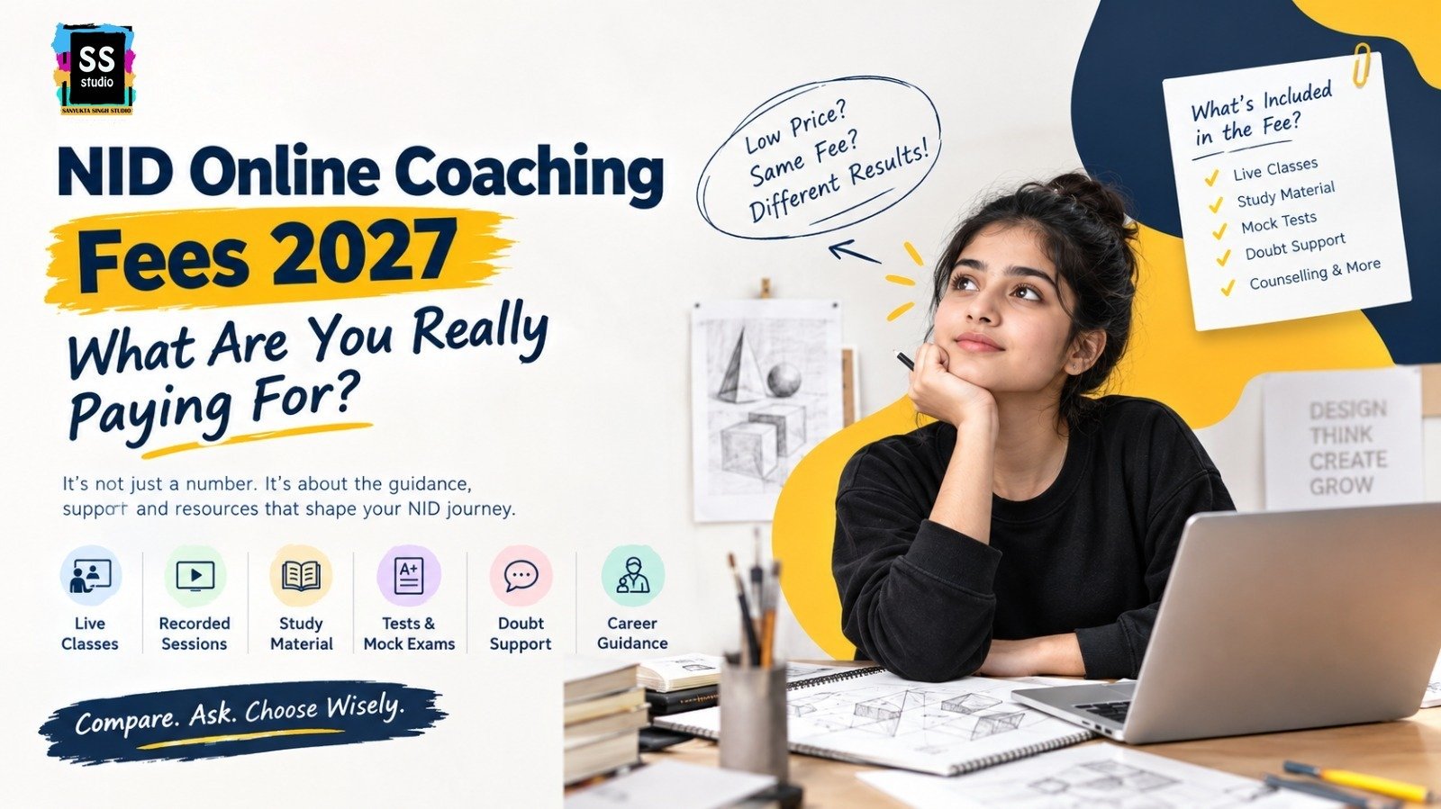 NID Online Coaching Fees 2027 What You Actually Pay For